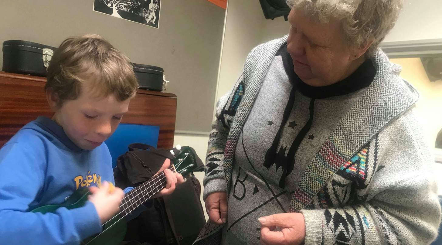 Cody with Uke